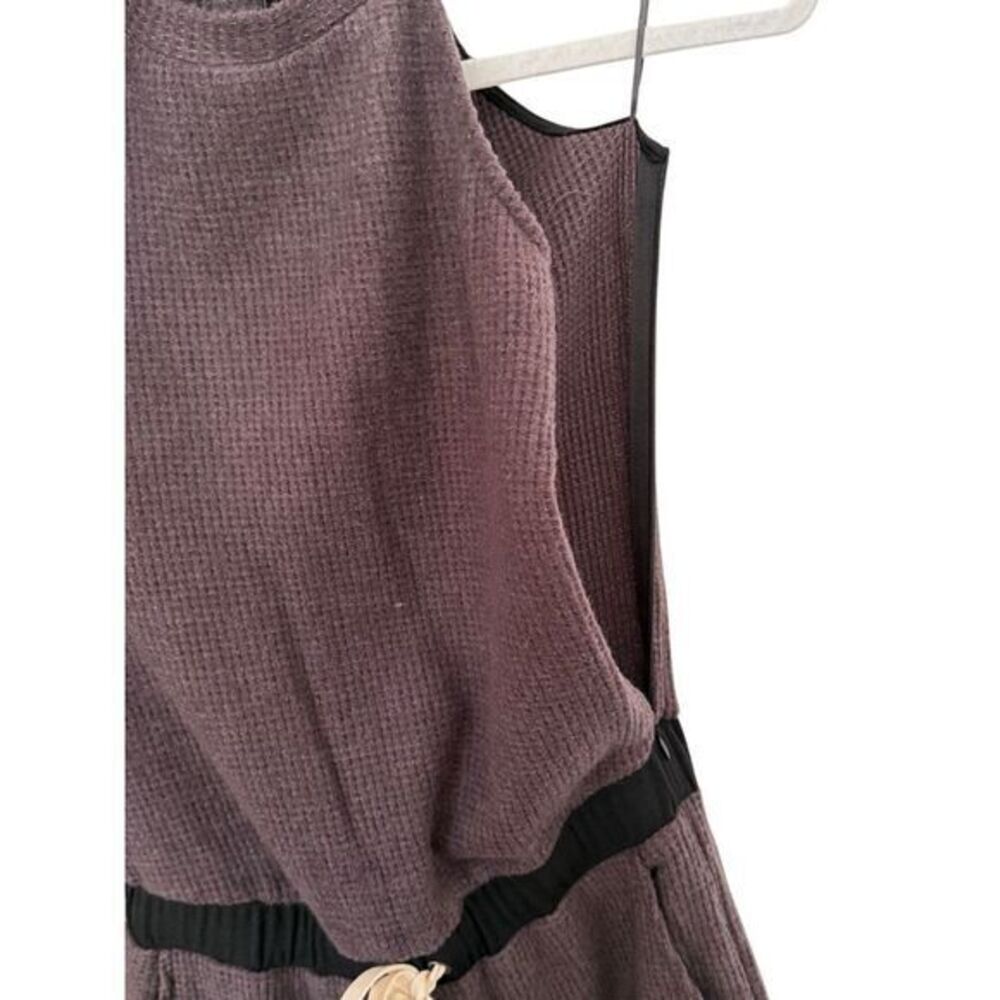 N Philanthropy Baywood Jumpsuit Extra Small Charcoal Gray‎ Waffle Knit Comfort - Picture 7 of 9